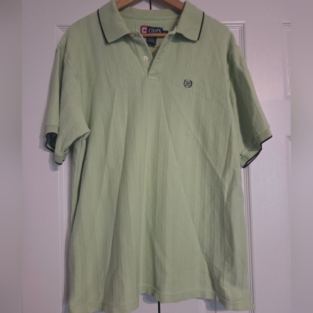 Vtg Chaps Ralph Lauren Men's Polo XL XLarge 90s Y2K Preppy
